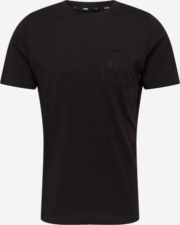 PUMA Functioneel shirt in Zwart: voorkant