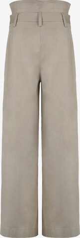 MONOSUIT Wide leg Bandplooibroek 'Milano' in Beige