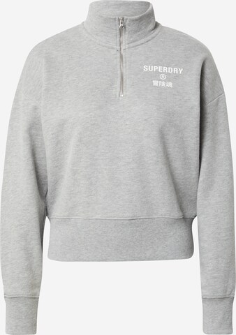 Superdry Majica | siva barva: sprednja stran