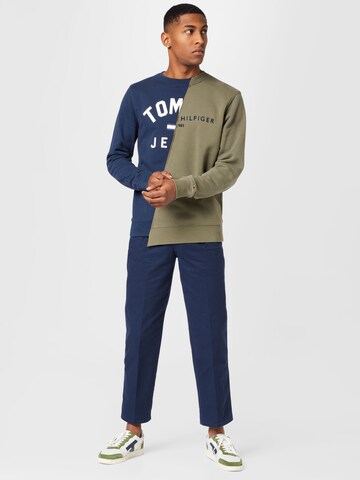 Dockers Regular Bandplooibroek 'KHAKI' in Blauw