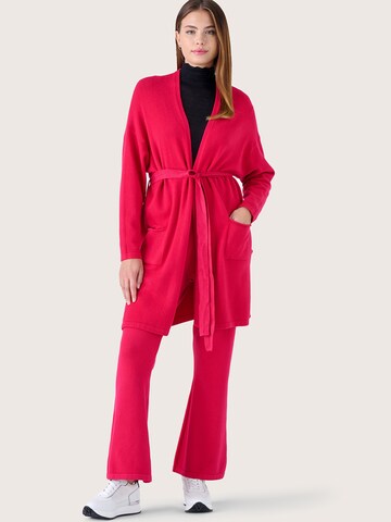 Camomilla Knitted Coat 'Circus' in Red: front
