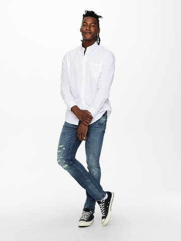 Only & Sons Slimfit Jeans 'Loom' in Blau