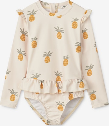 Maillot de bain Liewood en beige : devant