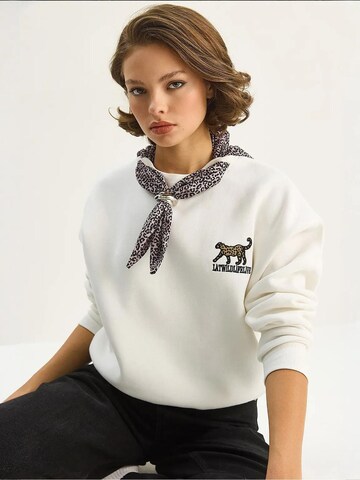 Bianco Lucci Sweatshirt in Wit
