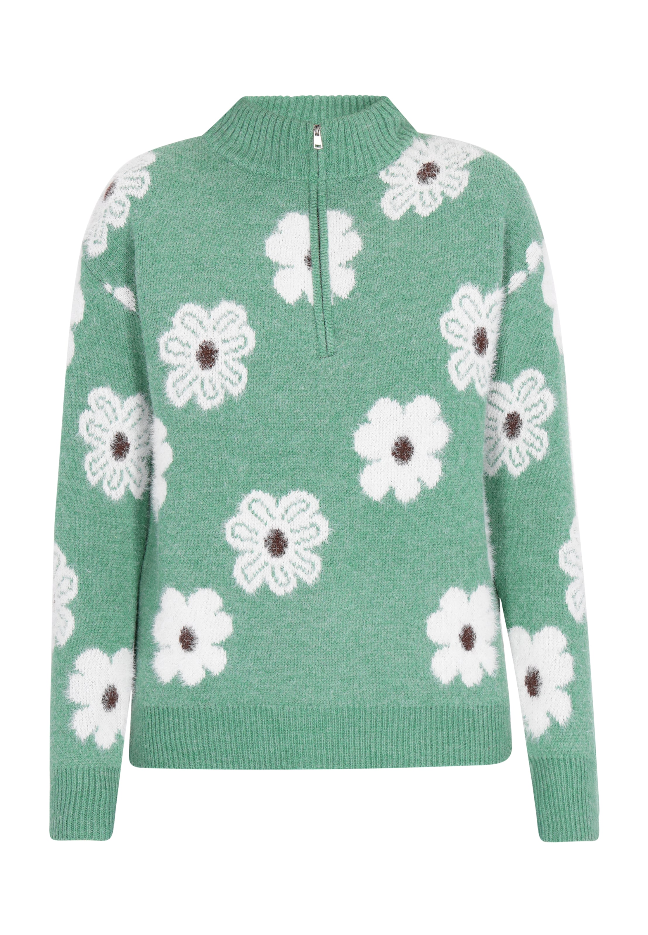 swirly Svetr – zelená: přední strana