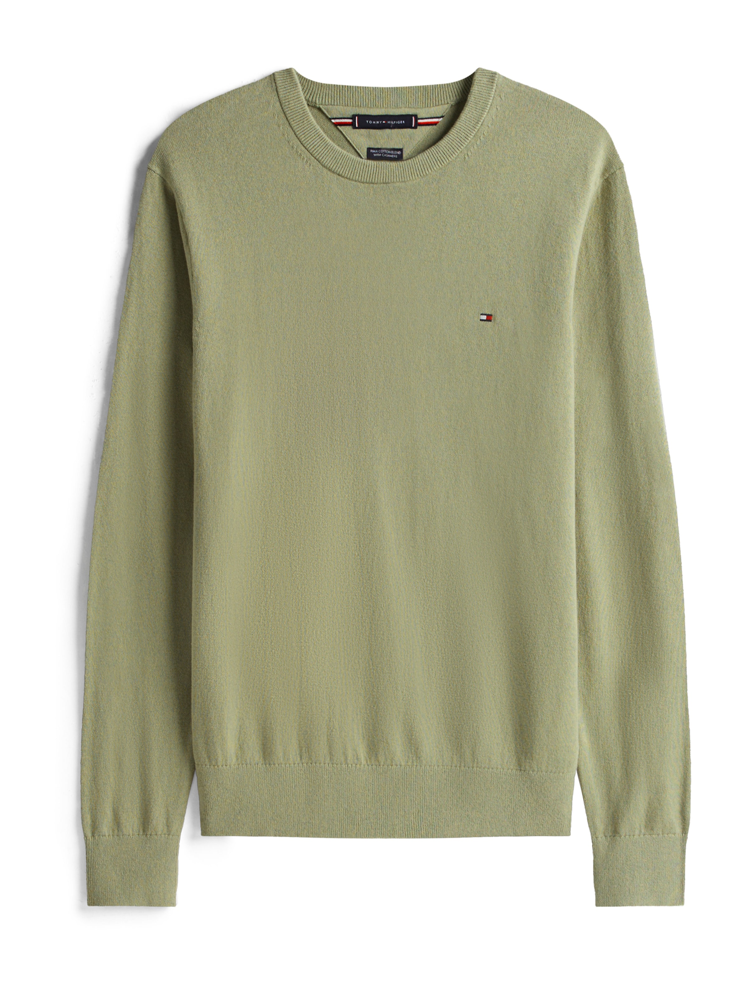 TOMMY HILFIGER Pullover in Grün: Vorderseite