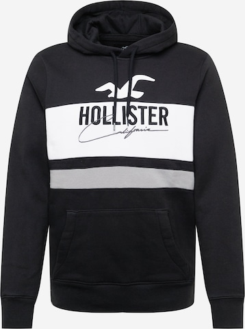 HOLLISTER Sweatshirt in Schwarz: front