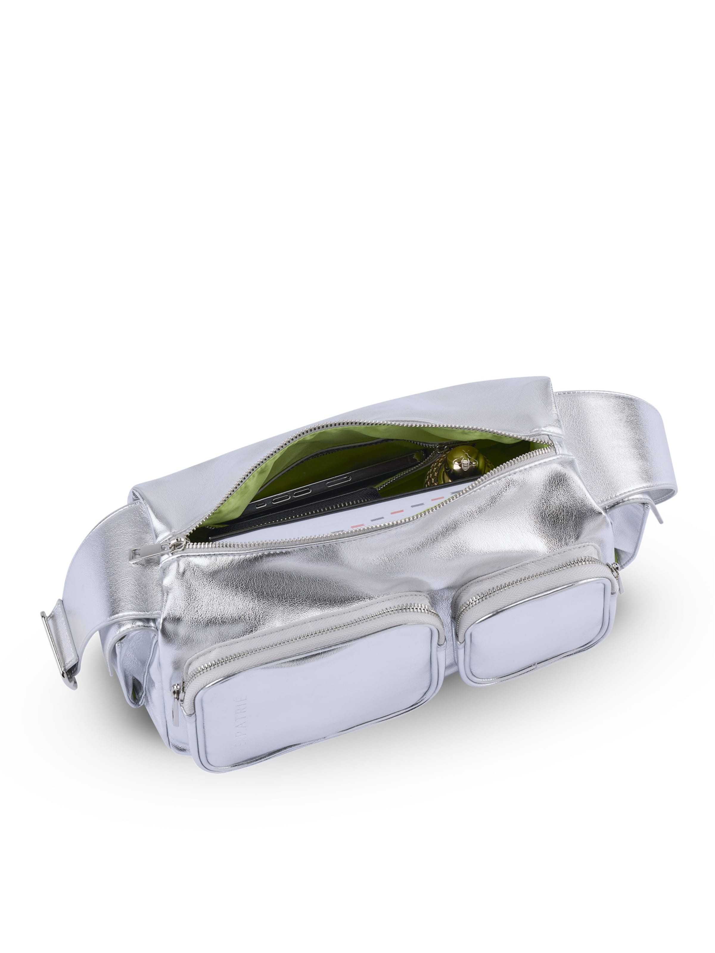 Borsa a spalla 'Stella' di Expatrié in argento