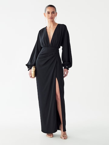 Rochie de seară 'Elena' de la BWLDR pe negru
