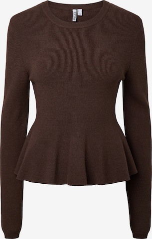 PIECES - Jersey 'PCJan' en marrón: frente
