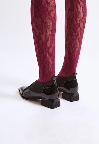 CESARE GASPARI Slipper in Schwarz