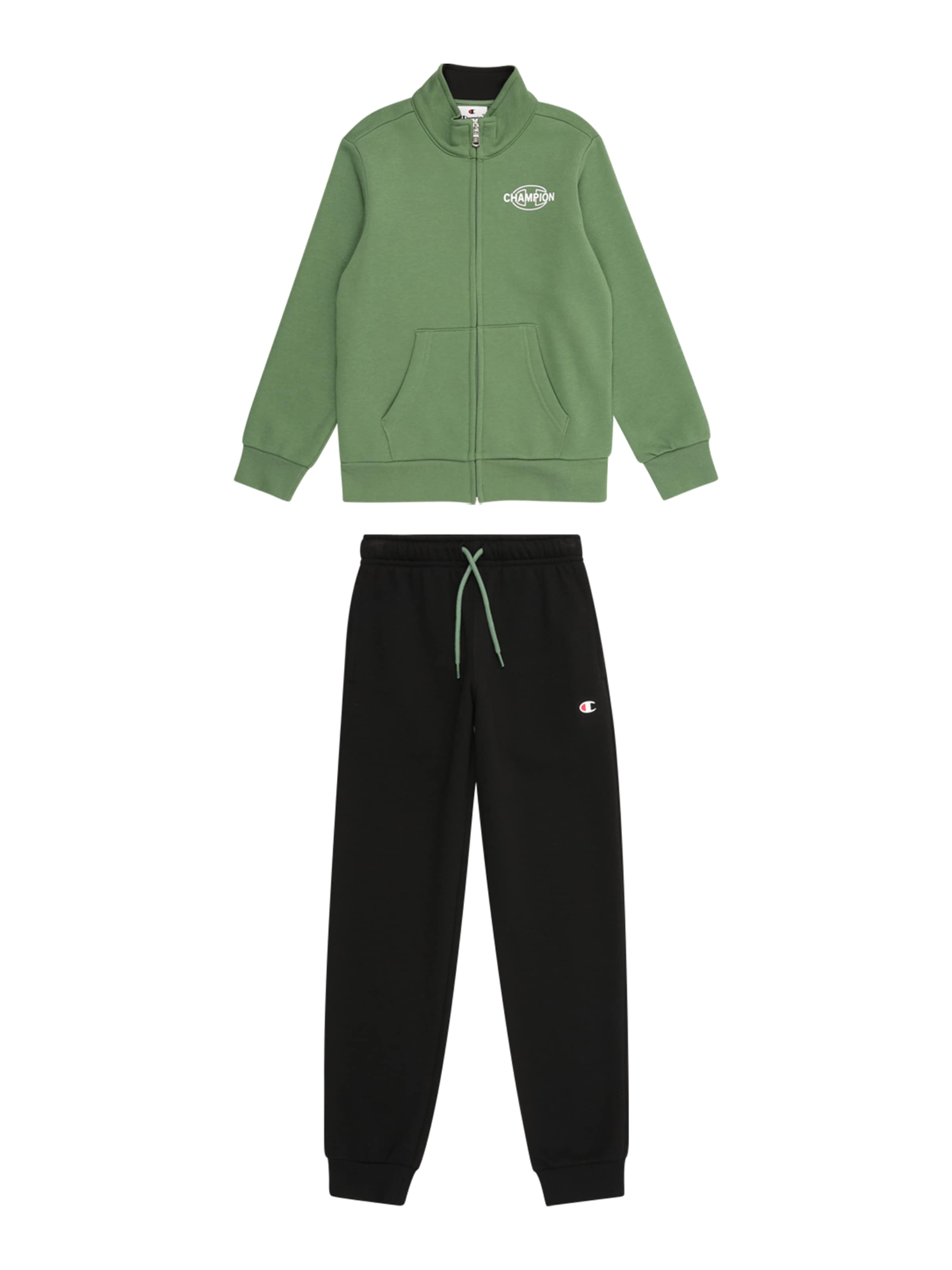 Champion Authentic Athletic Apparel Joggingová souprava – zelená: přední strana