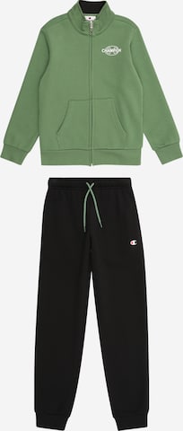 Champion Authentic Athletic Apparel Jogginganzug in Grün: Vorderseite