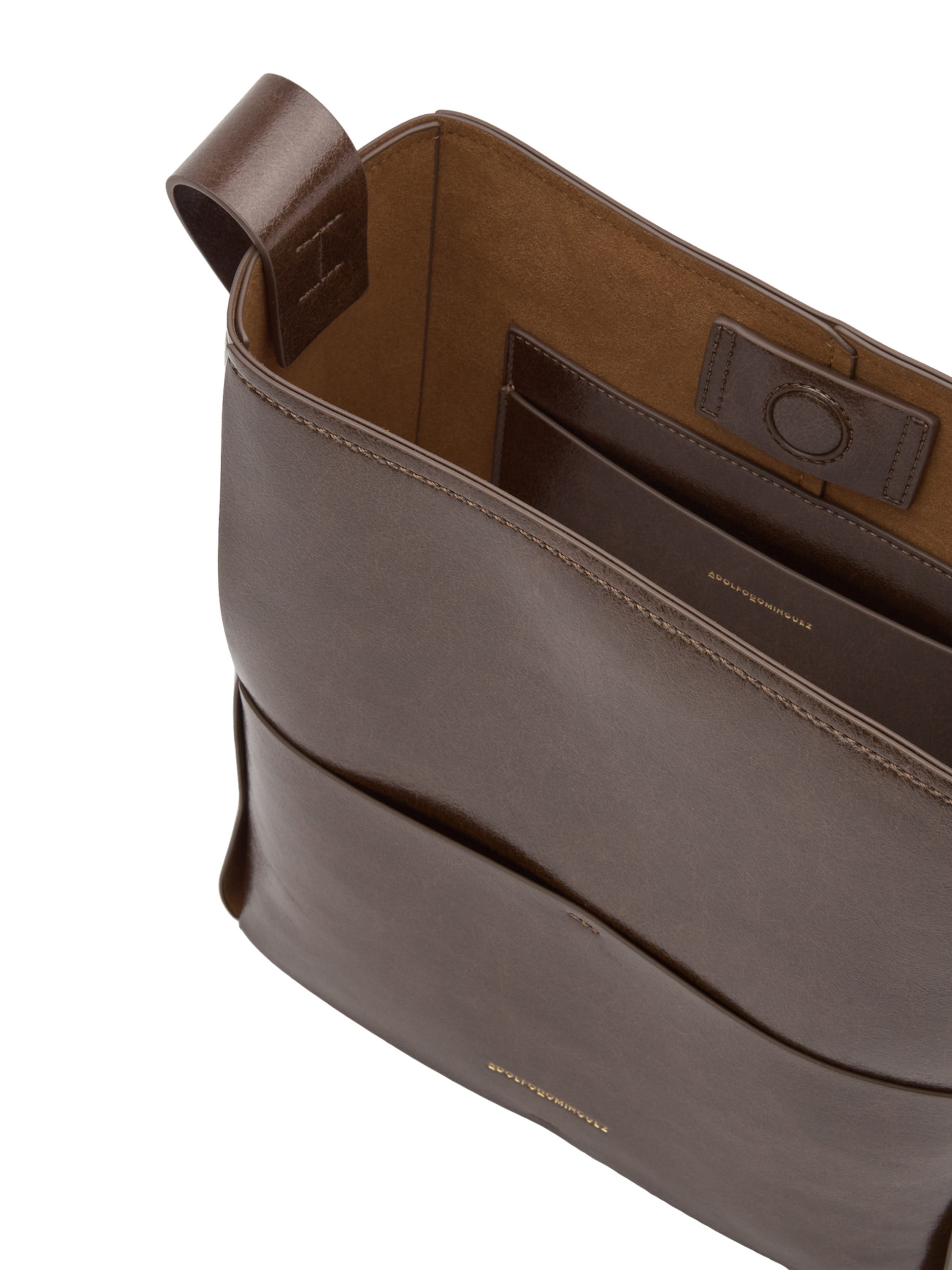 Sac bandoulière 'Horizonte' Adolfo Dominguez en marron