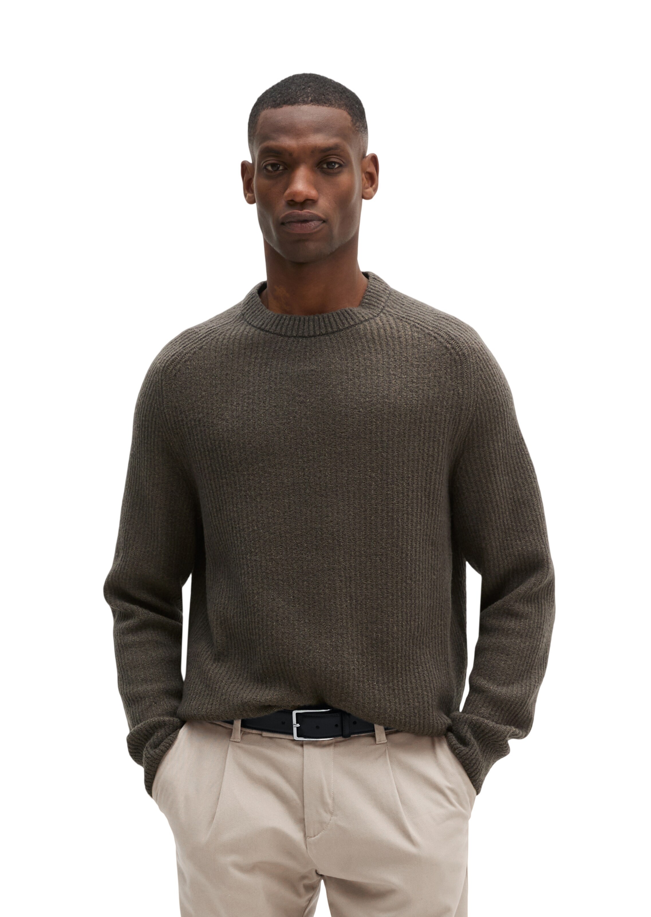 Marc O'Polo Sweater in Brown: front