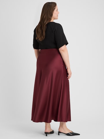 Fustă 'Fabiola' de la Guido Maria Kretschmer Curvy pe roșu