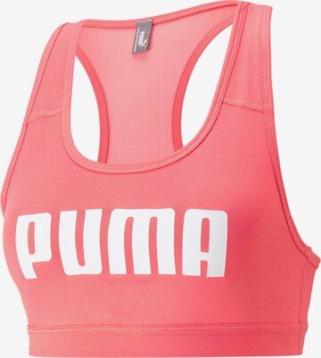 PUMA Bustier Sport-BH in Orange: predná strana