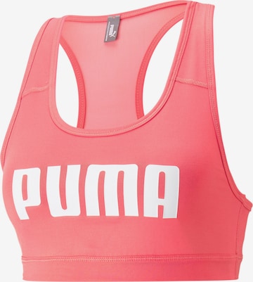 PUMA Bralette Sports Bra in Orange: front