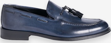Jerelyn Creado - Mocasines 'Emilio' en azul: frente