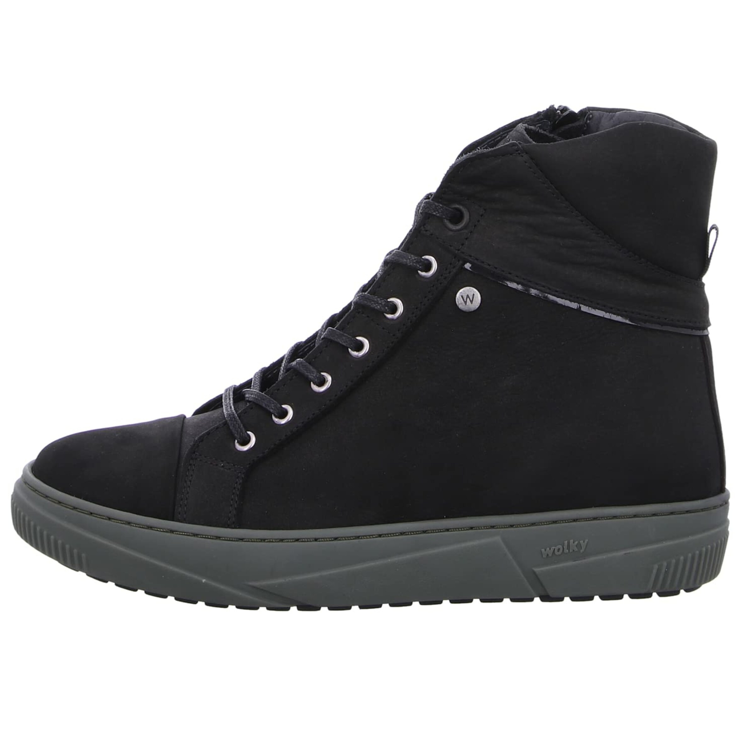 Wolky Lace-up bootie in Black