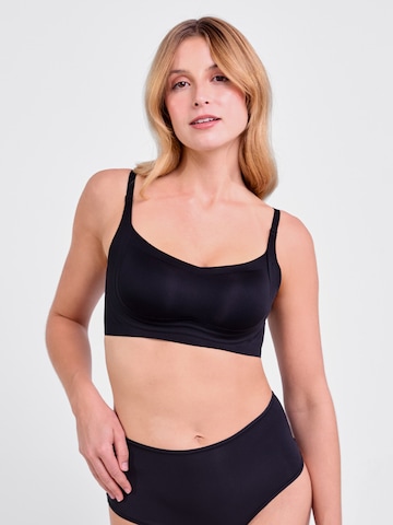 Bustier Soutien-gorge 'Compact Comfort BH' cfab en noir : devant