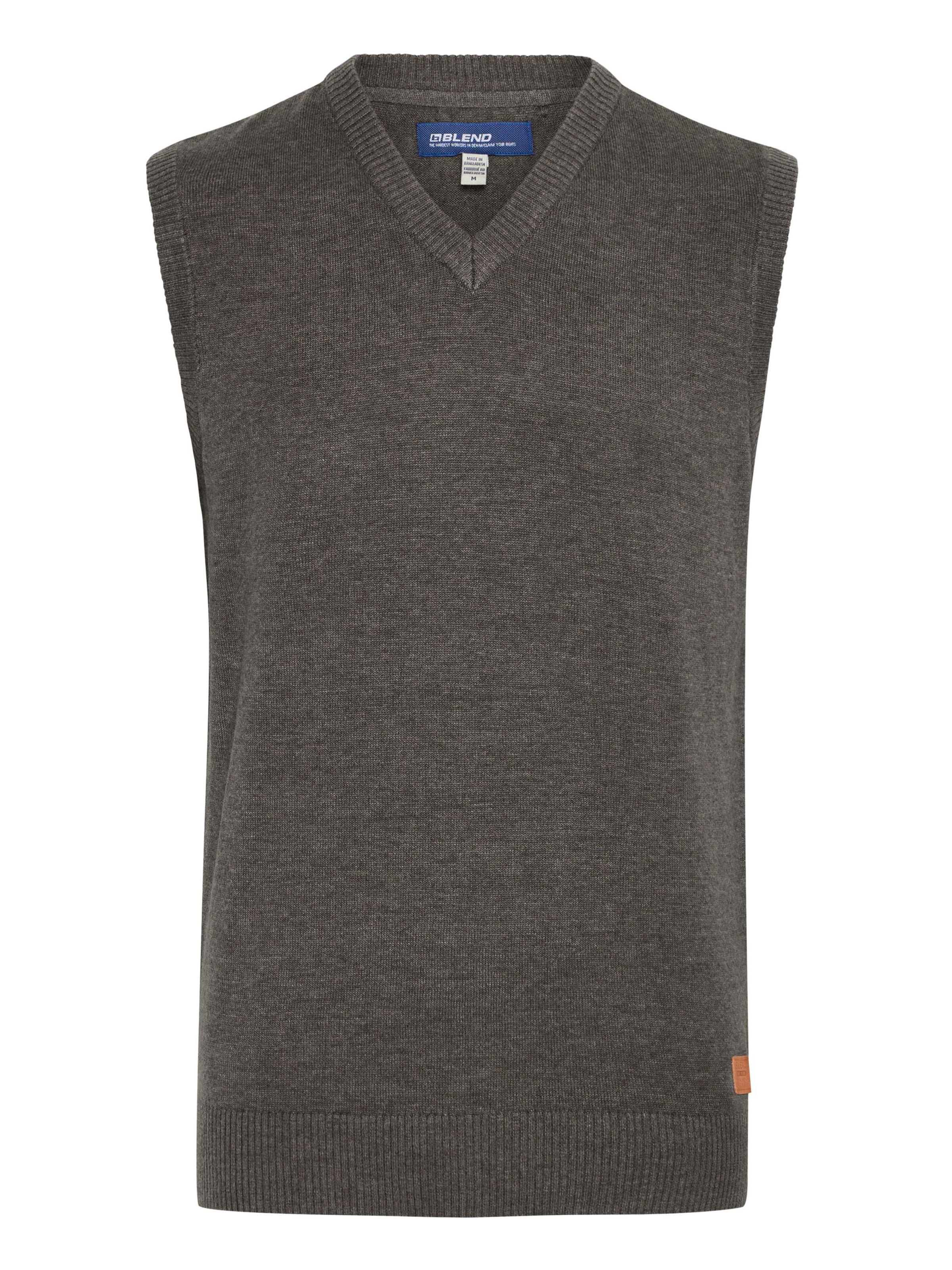 BLEND Pullunder in Grau: Vorderseite