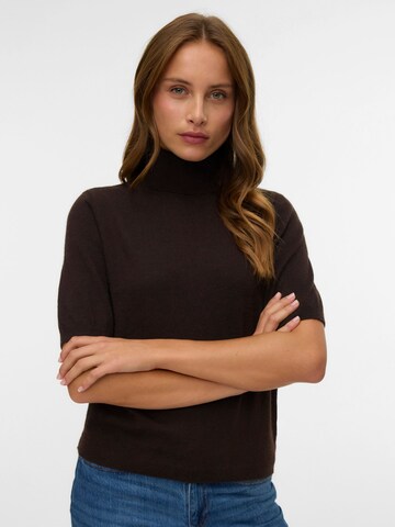 VERO MODA Sweater 'VMMARINA' in Brown: front