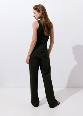 MANGO - Loosefit Pantalón 'BRIN' en marrón