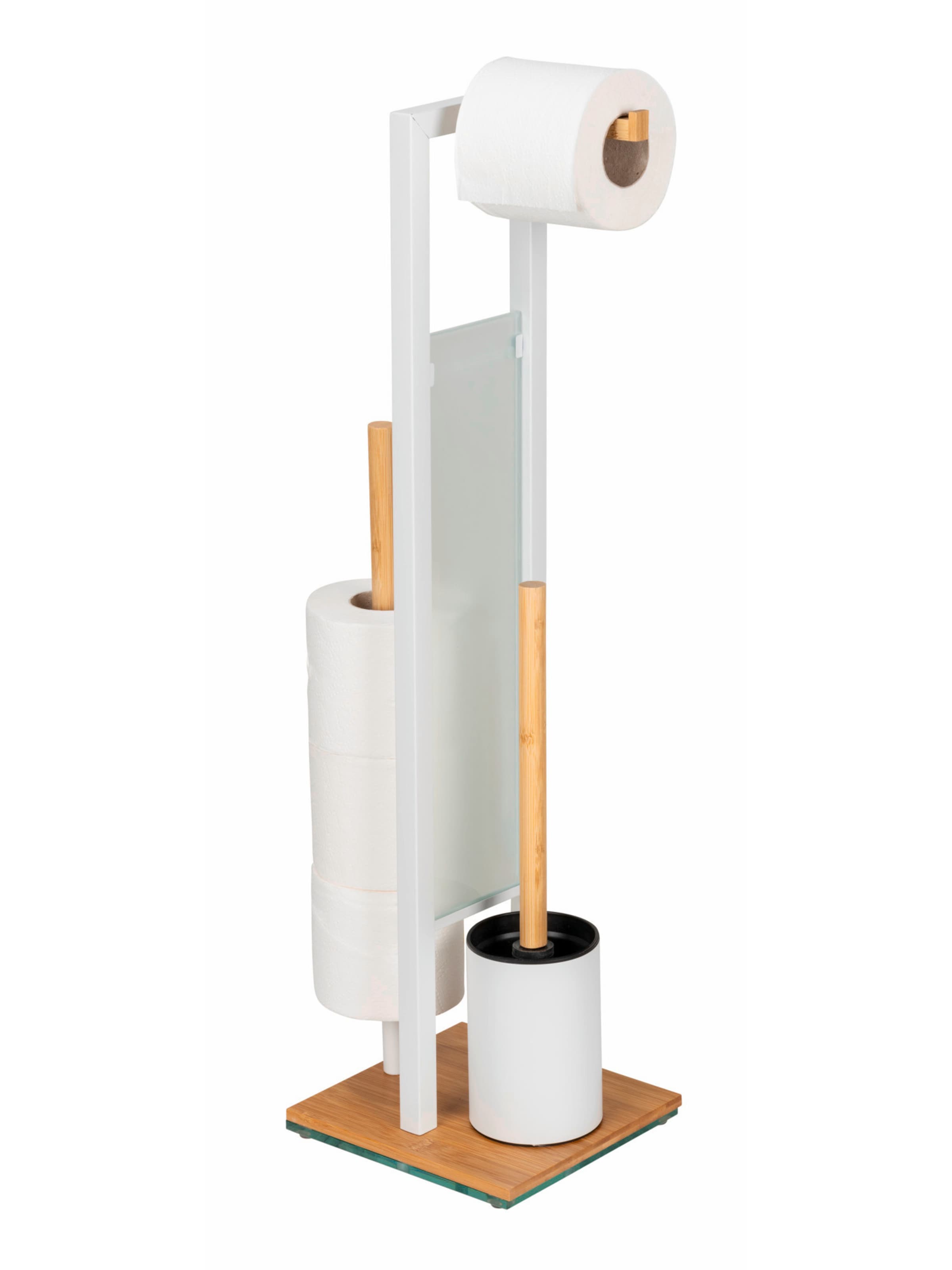 Wenko Toilet Accessories 'Rivalta' in White