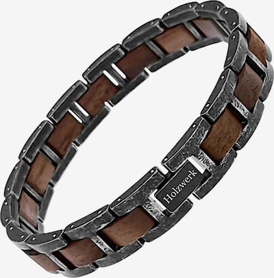Holzwerk Armband 'MASCHSEE' in 16,5 - 19,5 in anthrazit, Produktansicht