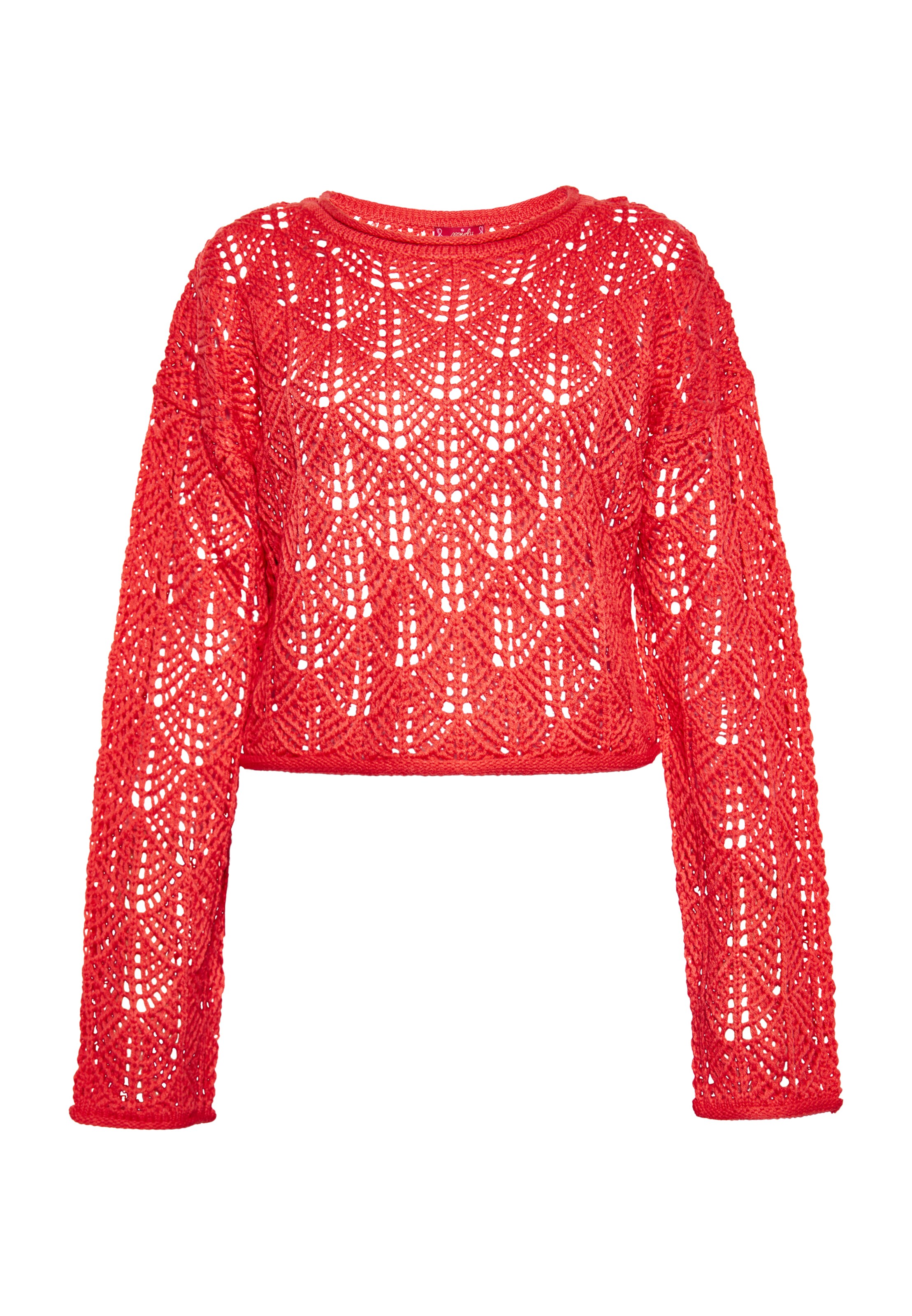 swirly Tröja i röd: framsida