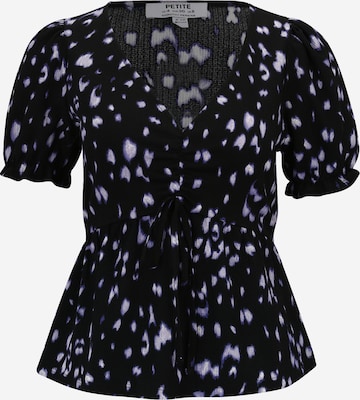 Chemisier Dorothy Perkins Petite en bleu : devant