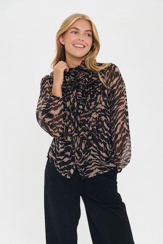 SAINT TROPEZ Bluse 'Lilja' i brun: forside