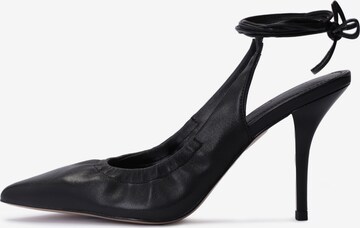 Kazar Studio Slingpumps in Zwart: voorkant