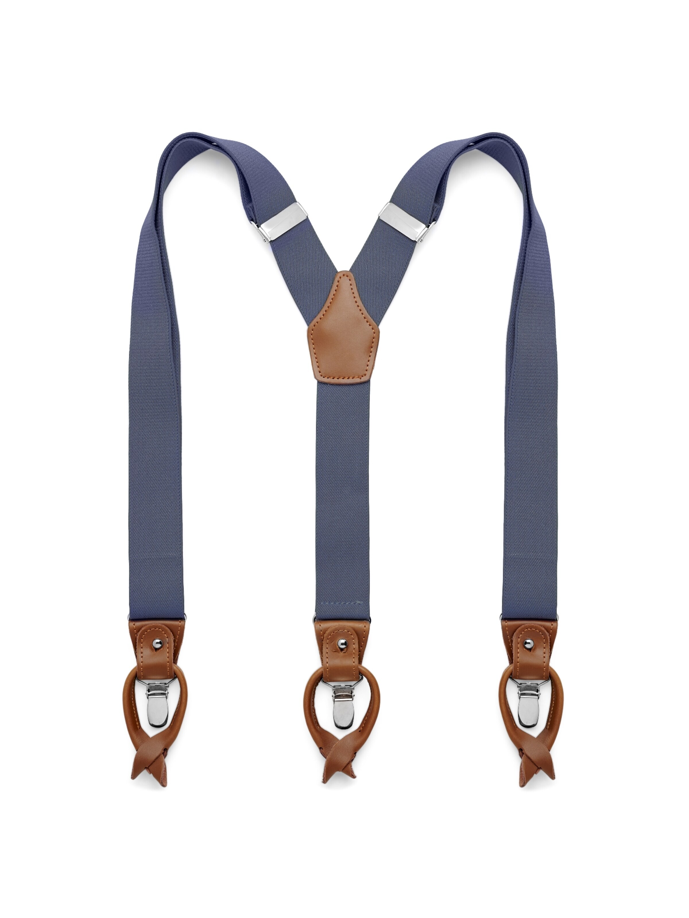 Trendhim Hosenträger 'Rick'‌‌‌‌‌‌ in Blau: Vorderseite