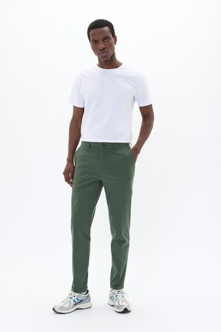 Matinique Slim fit Pants 'Liam' in Green