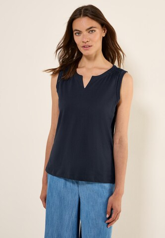CECIL Top in Blau: Vorderseite