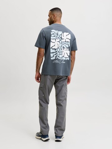 JACK & JONES Shirt 'Abstract' in Grey