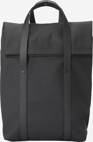 RAINS Reppu värissä musta: etupuoli