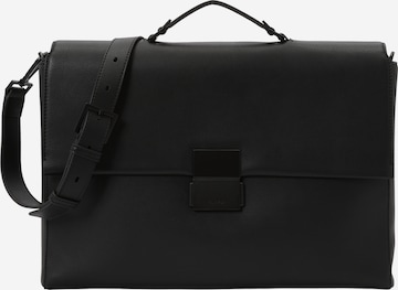 Calvin Klein regular Laptoptaske 'Iconic' i sort: forside