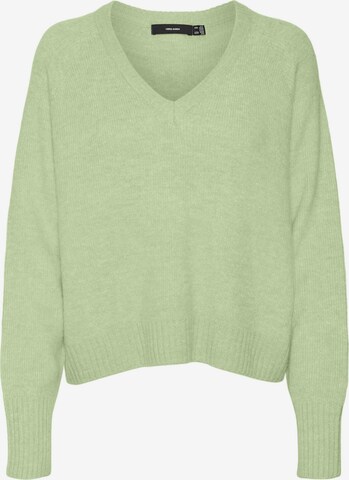 Pull-over 'ELLYLEFILE' VERO MODA en vert : devant