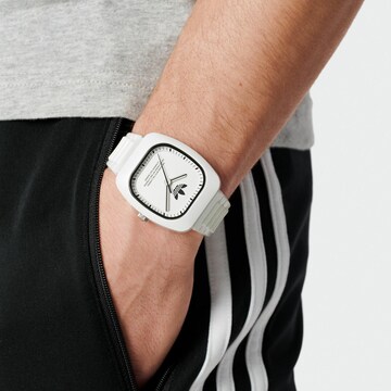 ADIDAS ORIGINALS Analog watch in White