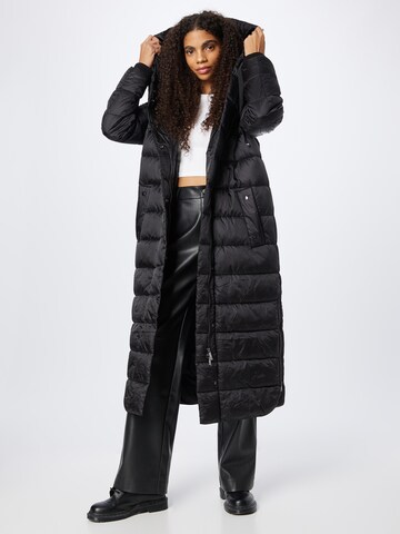 juoda s.Oliver BLACK LABEL Žieminis paltas