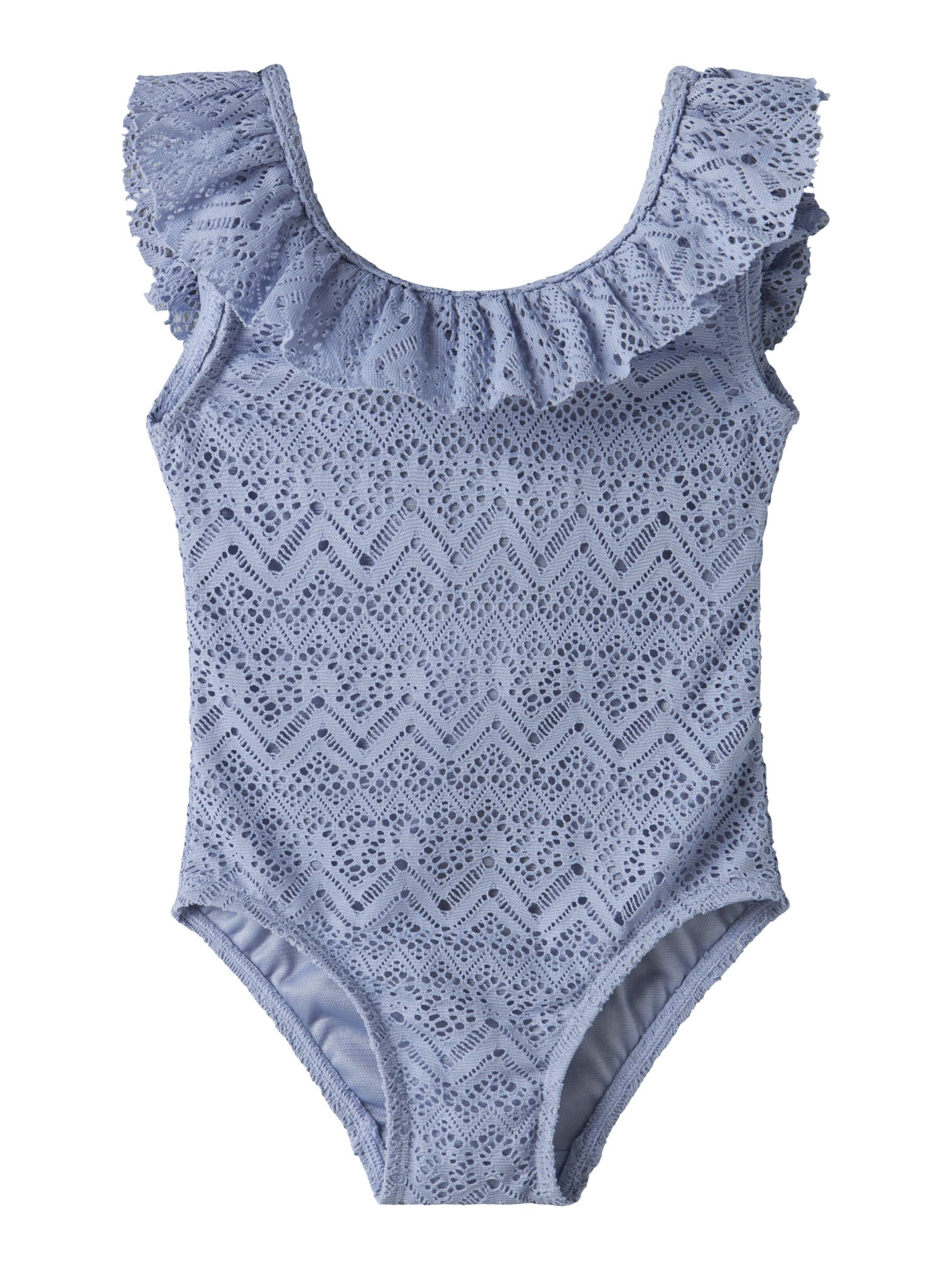 Lil'Atelier Badpak in Blauw: voorkant