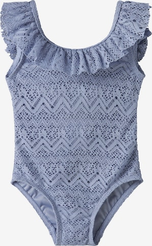 Maillot de bain Lil'Atelier en bleu : devant