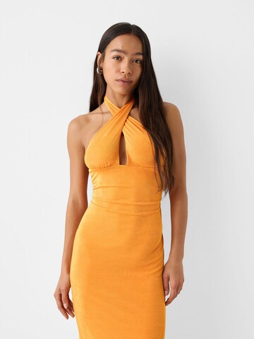 Bershka Dress in Orange