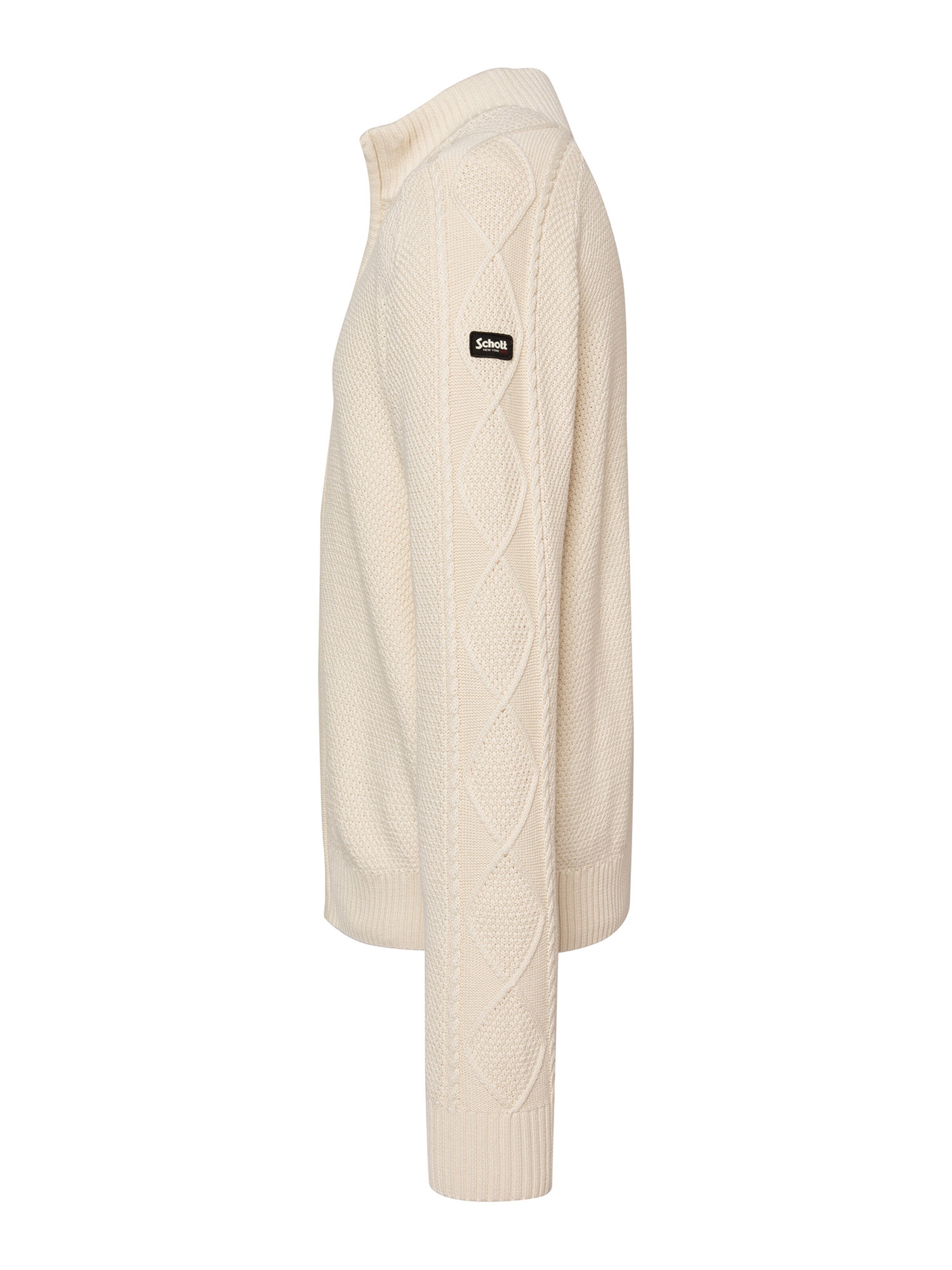 Vestes en maille Schott NYC en beige