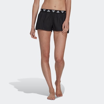 melns ADIDAS SPORTSWEAR Sporta bikini apakšdaļa 'Branded Beach': no priekšpuses