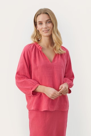 Part Two Blouse 'Elody' in Roze: voorkant