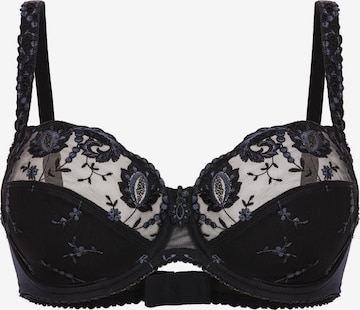 Conturelle Bra 'Provence' in Black: front